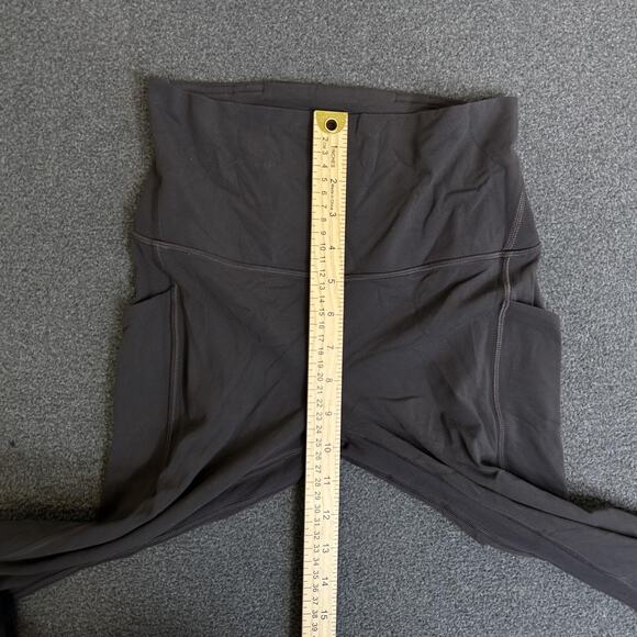 Lululemon Leggings Womens 6 Brown High Rise Pockets Yoga Ankle Pants Athletic - Picture 9 of 12